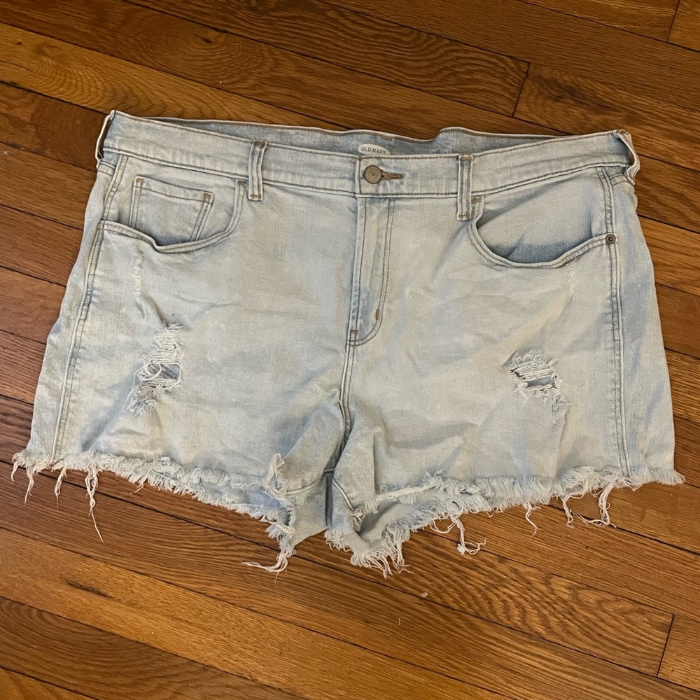 Old Navy boyfriend distressed shorts